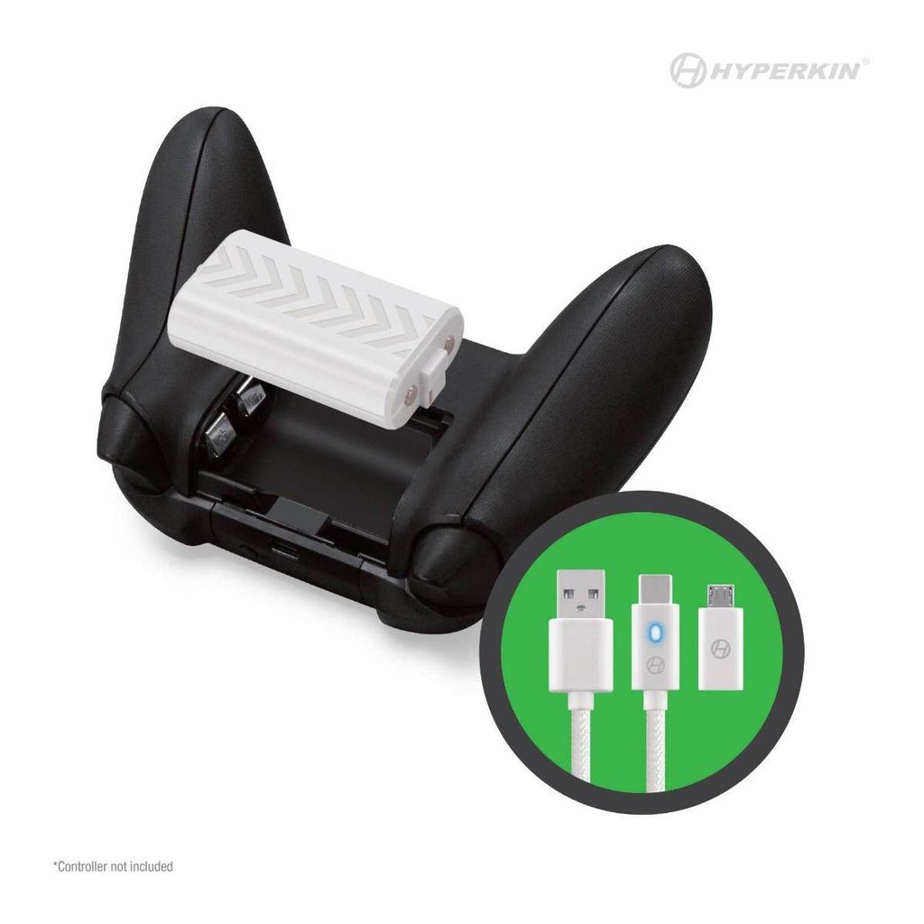 Game N' Charge Battery Kit (White) Compatible With Xbox Series X® / Xbox Series S®/ Xbox One - Role-Players