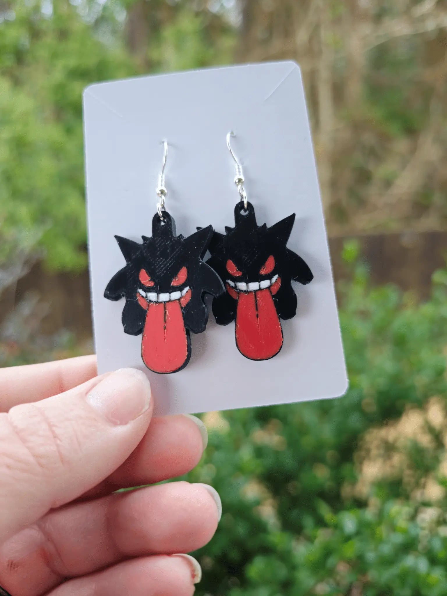 Gamer Ghost Earring (Hooks or Clip-Ons)