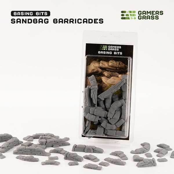 Gamers Grass Basing Bits: Sandbag Barricades - 