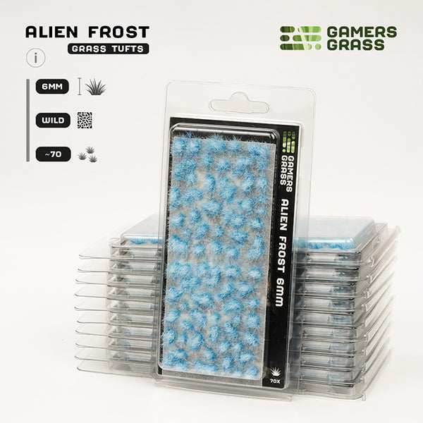Gamers Grass Tufts: Alien Tufts- Frost 6mm- Wild - 