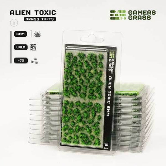 Gamers Grass Tufts: Alien Tufts- Toxic 6mm- Wild - 