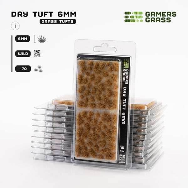 Gamers Grass Tufts: Dry Tuft 6mm- Wild - 