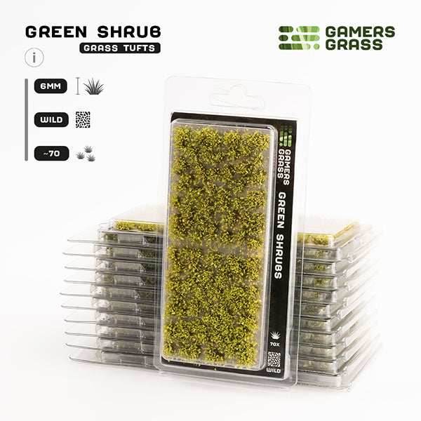 Gamers Grass Tufts: Green Shrub- Wild - 