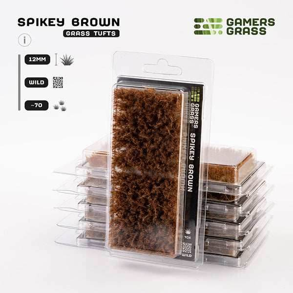 Gamers Grass Tufts: Spikey Brown 12mm- Wild - 