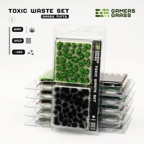 Gamers Grass Tufts: Toxic Waste Set- Wild - 