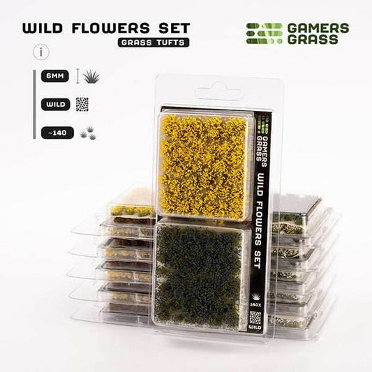 Gamers Grass Tufts: Wild Flowers Set- Wild - 