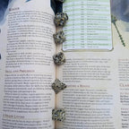 Gemstone Spotted Stone Hand Carved DND Dice Set - 