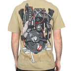 Ghostbuster Adult Short Sleeve Costume T-shirt with Back Print
