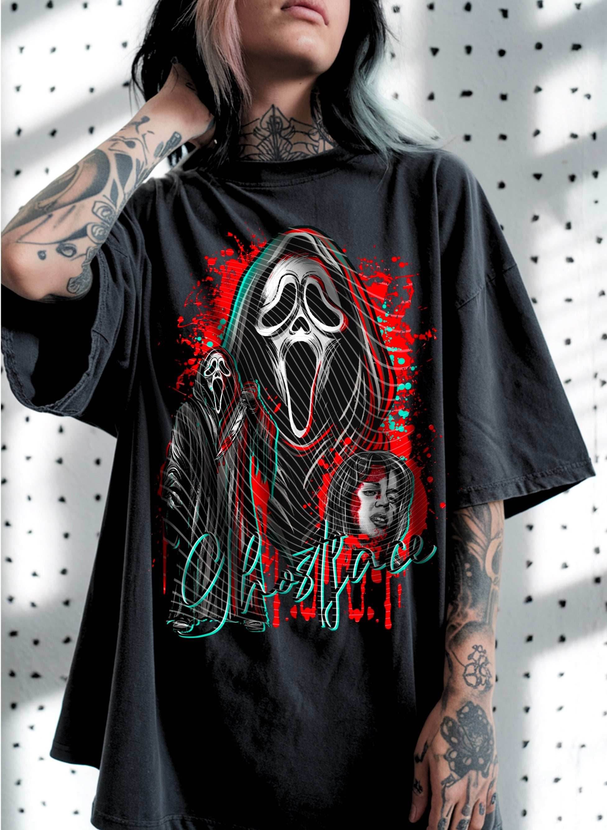 Ghostface Slice and Dice Graphic Tee - S