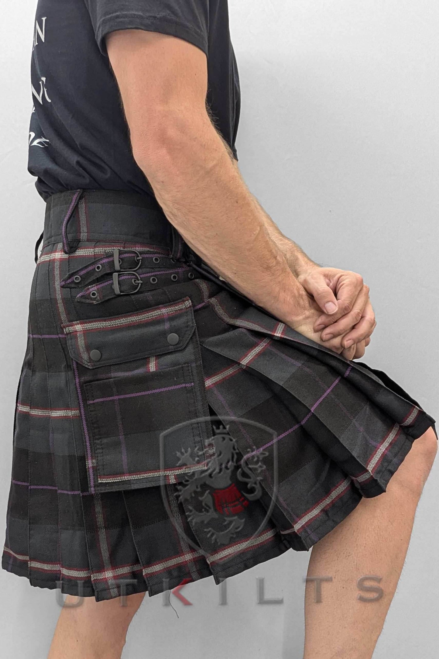 Standard Midnight Sea Tartan Utility Kilt - 30 / 22