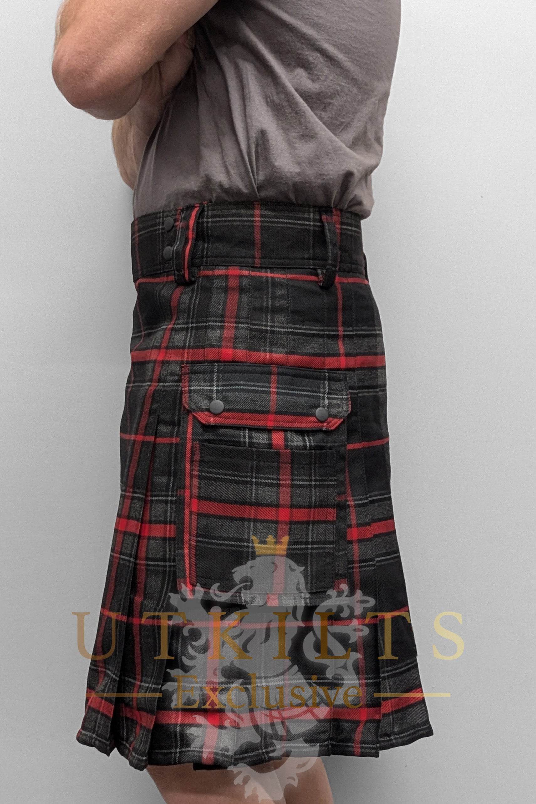 Standard Spirit of the Highlander Tartan Utility Kilt - 30 / 22