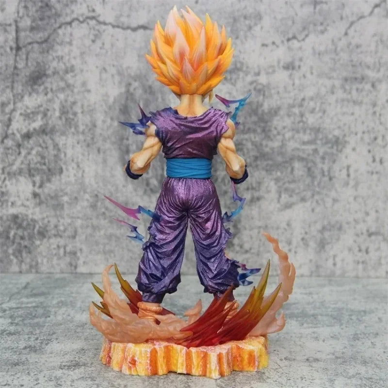 Gohan Super Saiyan 2 Anime Figure, Dragon Ball Z Figurines Cell Saga 28 cm