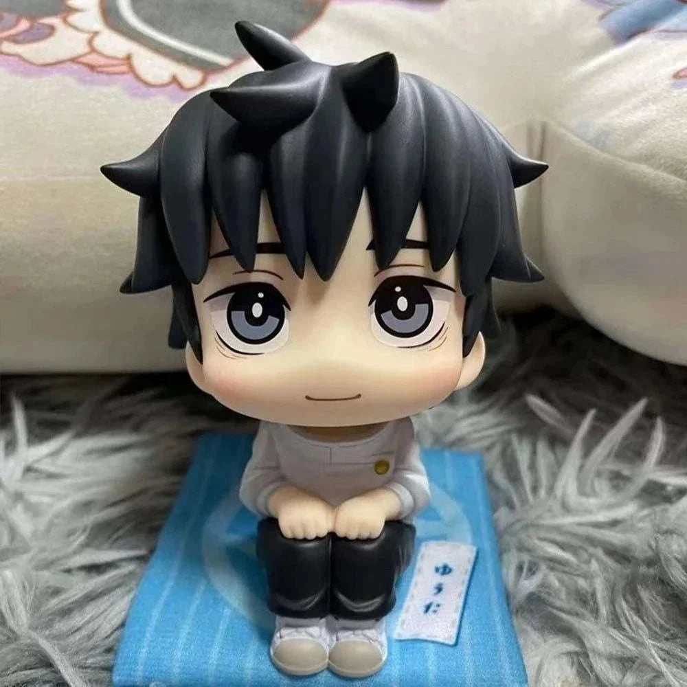 Gojo Satoru Anime Figure Jujutsu Kaisen Action Figurines Chibi Mini Set PVC Model Collectible Display Toy Gift