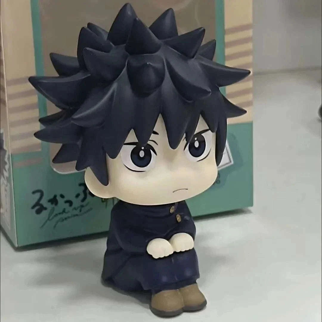 Gojo Satoru Anime Figure Jujutsu Kaisen Action Figurines Chibi Mini Set PVC Model Collectible Display Toy Gift