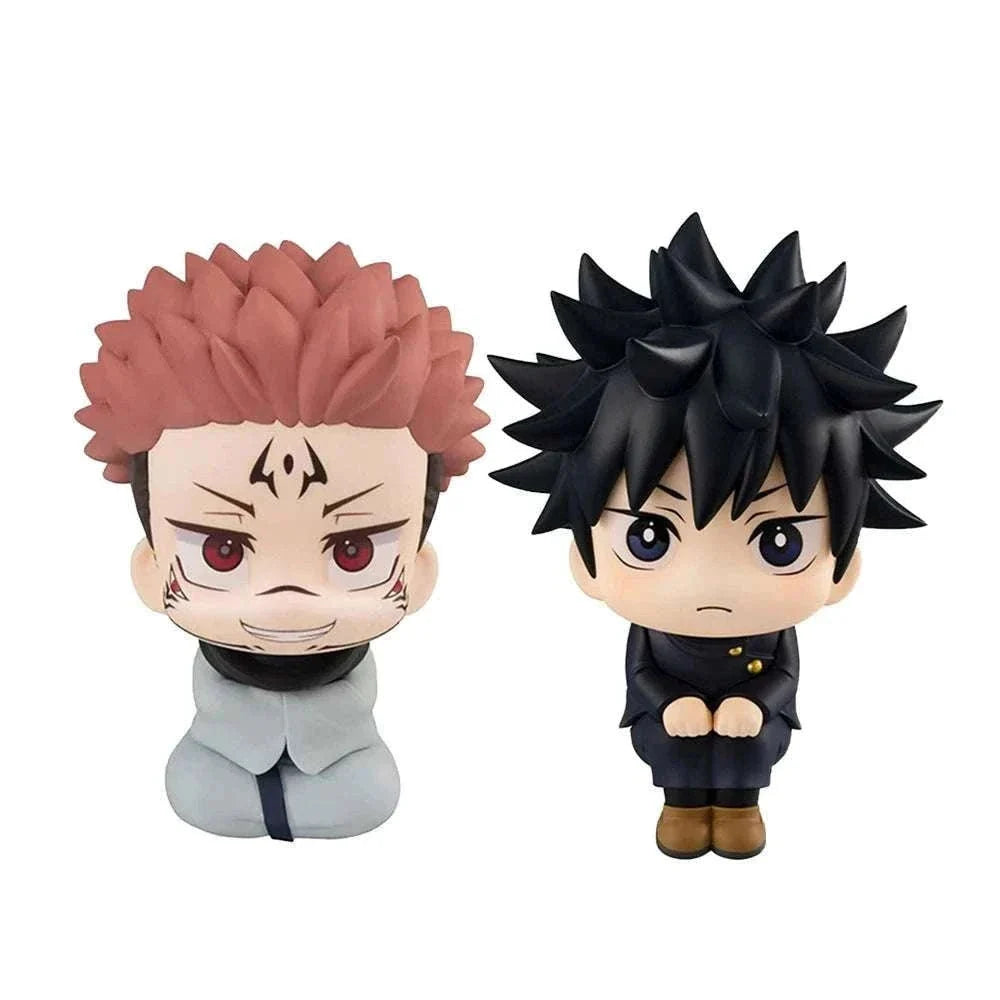 Gojo Satoru Anime Figure Jujutsu Kaisen Action Figurines Chibi Mini Set PVC Model Collectible Display Toy Gift