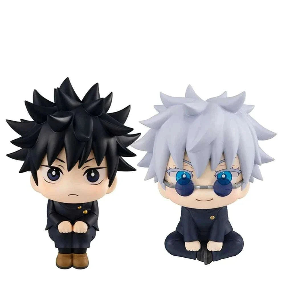 Gojo Satoru Anime Figure Jujutsu Kaisen Action Figurines Chibi Mini Set PVC Model Collectible Display Toy Gift
