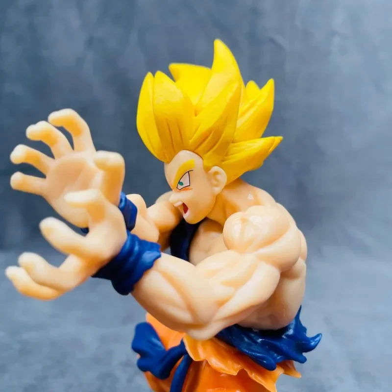 Goku Dragon Ball Z Anime Figure, Kamehameha Cell Saga Dragon Ball Z Super Saiyan Figurine, Anime 6in