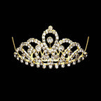 Mini Crystal Rhinestone Pave Princess Tiara