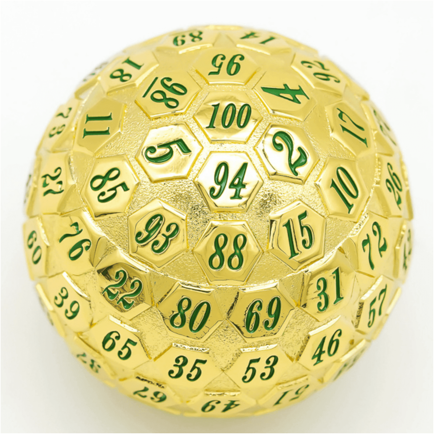 45mm Metal D100 - Gold with Green - 
