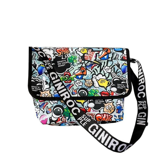 Graffiti Messenger Bag - 