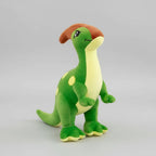 Kawaii Parasaurolophus Dinosaur Plush Toy – Soft Stuffed Dino in Green & Blue (55–95cm)