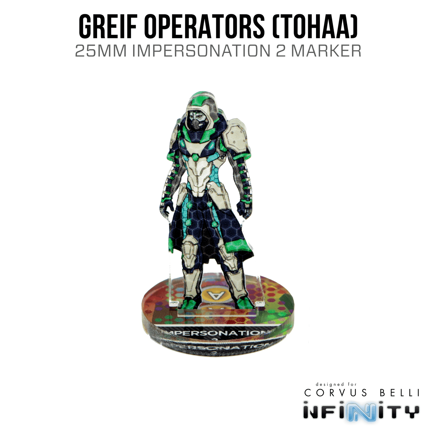 Infinity 3D Markers: Greif Operators (Tohaa) (25mm Impersonation-2) - A