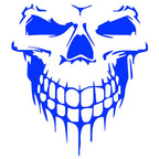 Large Reflective Skull Head Car Decal | 23.2" x 20.9" Vinyl Sticker for Cars, Trucks & Bikes