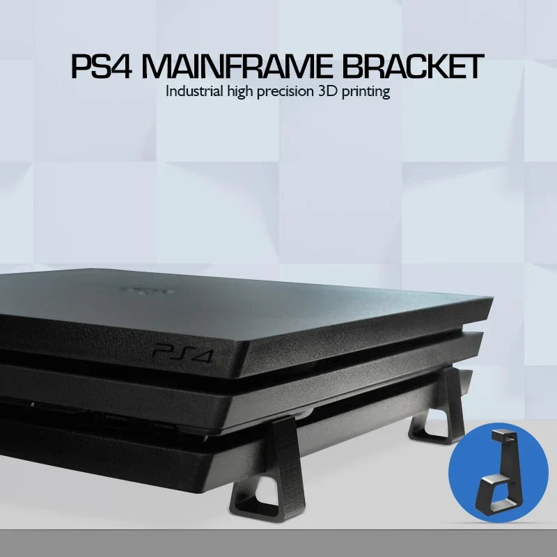 DATA FROG Cooling Feet Stand for PS4 Slim Pro | Horizontal Holder with Anti-Slip Design