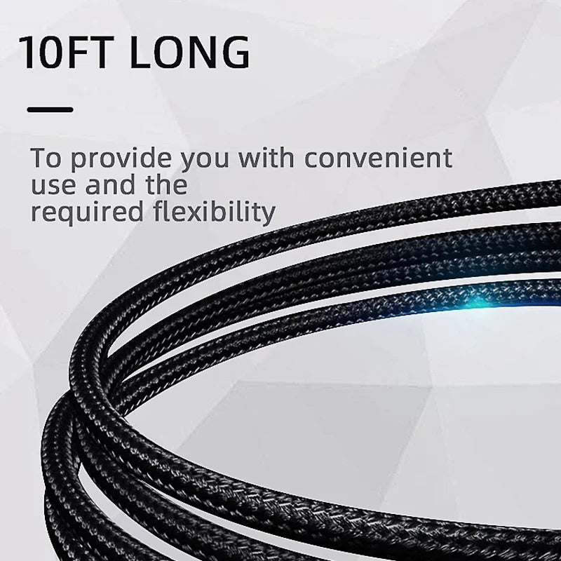 DATA FROG 10FT USB C Charging Cable | Fast Charging for PS5, Xbox Series, and More