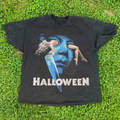 1981 'Halloween' Distressed Black T-Shirt