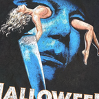 1981 'Halloween' Distressed Black T-Shirt