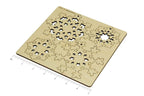 Holiday Ornaments - Meepleflakes (4) - 