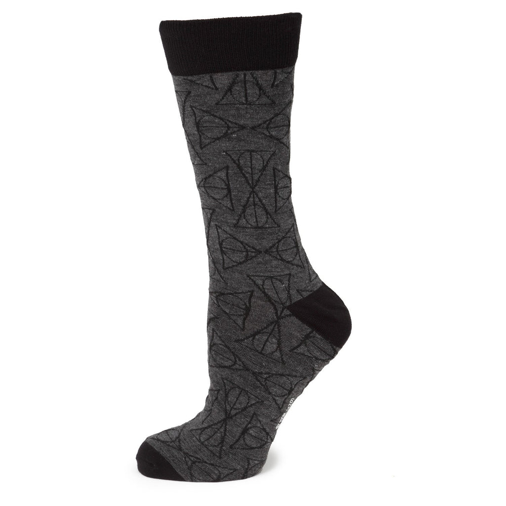 Harry Potter Deathly Hallows Gray Necktie Gift Set