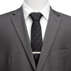 Harry Potter Golden Snitch Black Silk Men's Tie