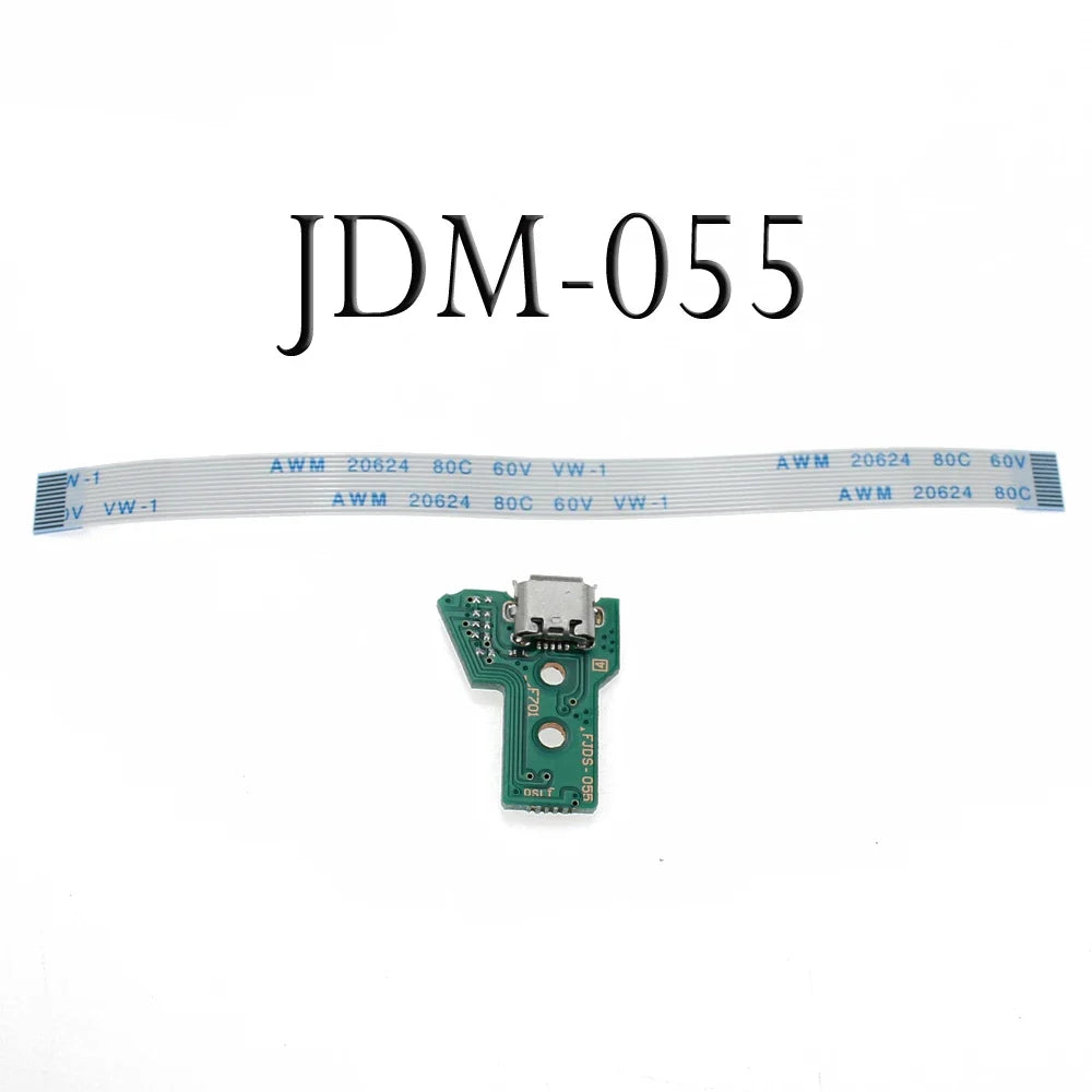 PS4 Controller Charging Port Replacement Board | Micro USB Socket with Flex Cable
