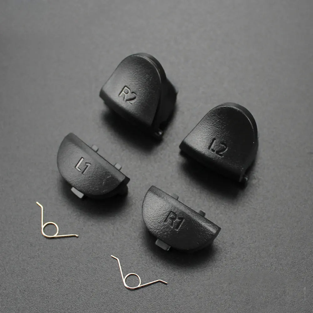 PS4 Controller Trigger Button Replacement Kit | L1 R1 L2 R2 Repair Parts with Springs