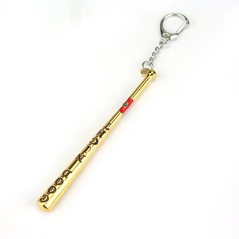 1PC Chic Unisex Jewelry Baseball Bat Good Night Test Keychain Key Rings Gift Chaveiro Car Key Holder