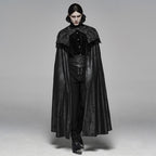PUNKRAVE WY-1079 Gothic Cloak Long Coat Wool Jacket Men's