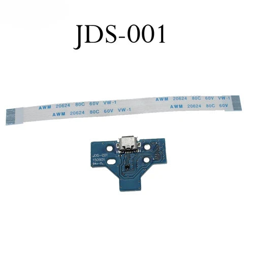 PS4 Controller Charging Port Replacement Board | Micro USB Socket with Flex Cable