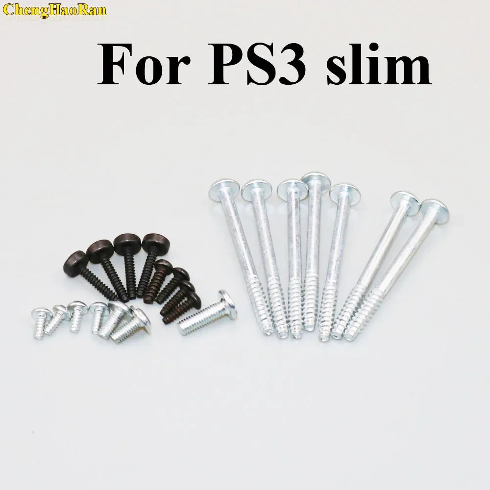 PS3 Slim Screw and Rubber Feet Set | Replacement Repair Kit