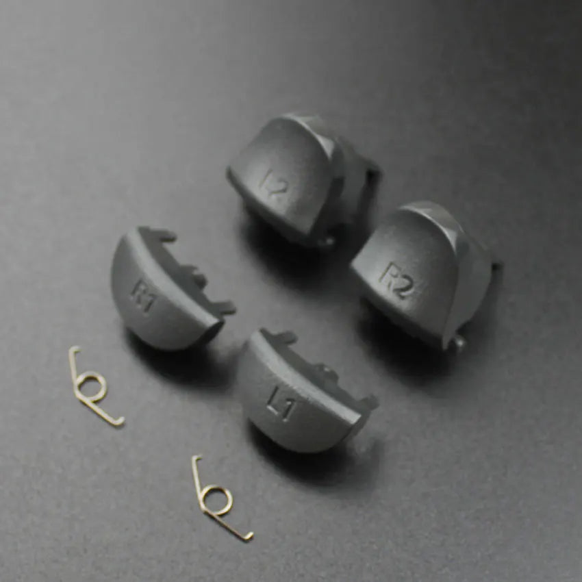 PS4 Controller Trigger Button Replacement Kit | L1 R1 L2 R2 Repair Parts with Springs