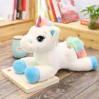 Rainbow Unicorn Plush Toy – Soft Kawaii Stuffed Animal Pillow