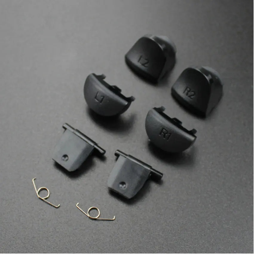 PS4 Controller Trigger Button Replacement Kit | L1 R1 L2 R2 Repair Parts with Springs