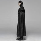 PUNKRAVE WY-1079 Gothic Cloak Long Coat Wool Jacket Men's