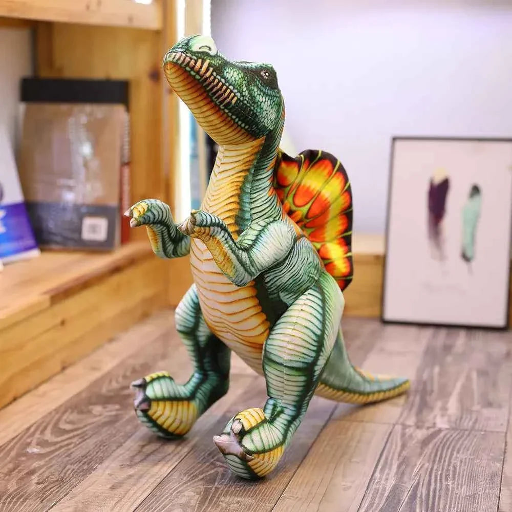 Spinosaurus Plush Toy – Giant Realistic Dinosaur Stuffed Animal Pillow