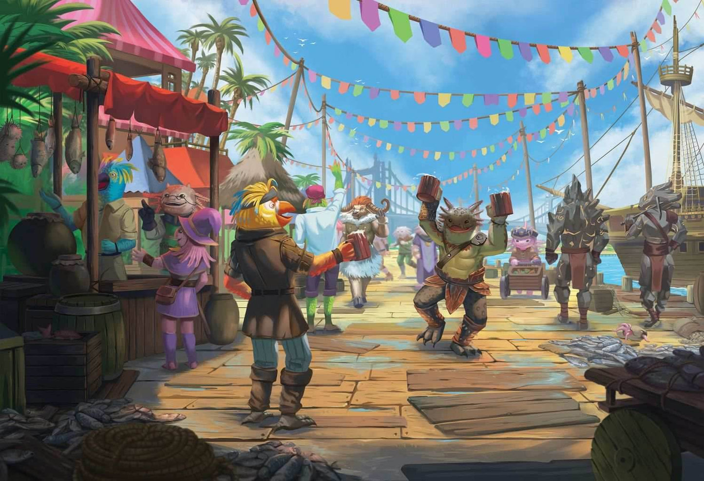 World of Battlezoo: Indigo Isles for Foundry VTT - Pathfinder 2nd Edition / Foundry VTT Module Only