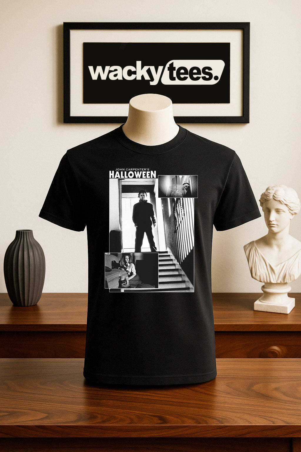 Halloween John Carpenters Horror Terror Halloween Graphic Tee Shirt