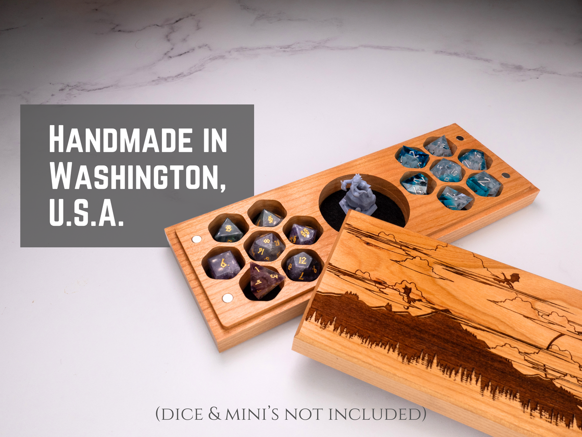 Fantasy | Engraved Dual Hex Dice Vault
