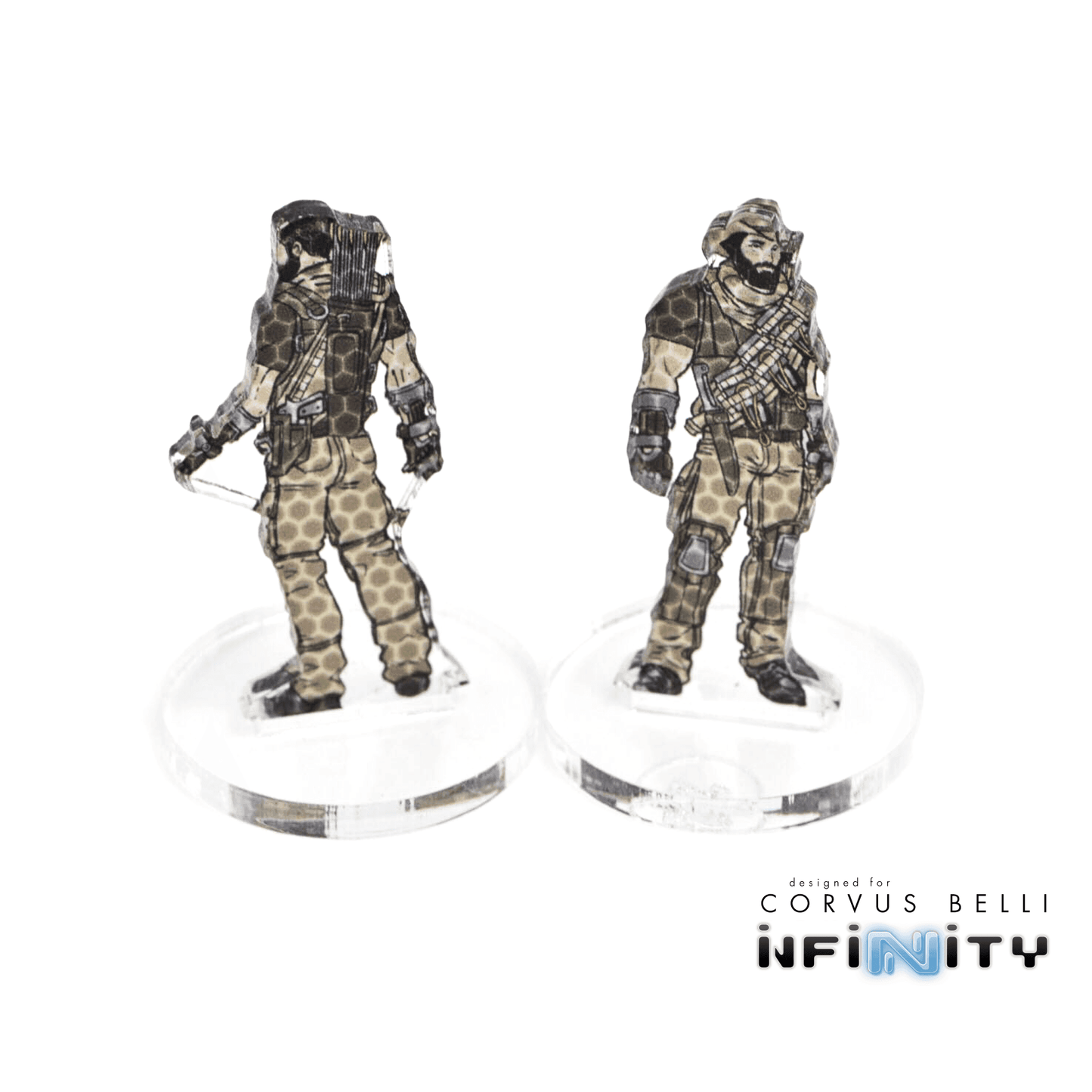 Infinity 3D Markers - Hardcase (2x 25mm Camo -3)