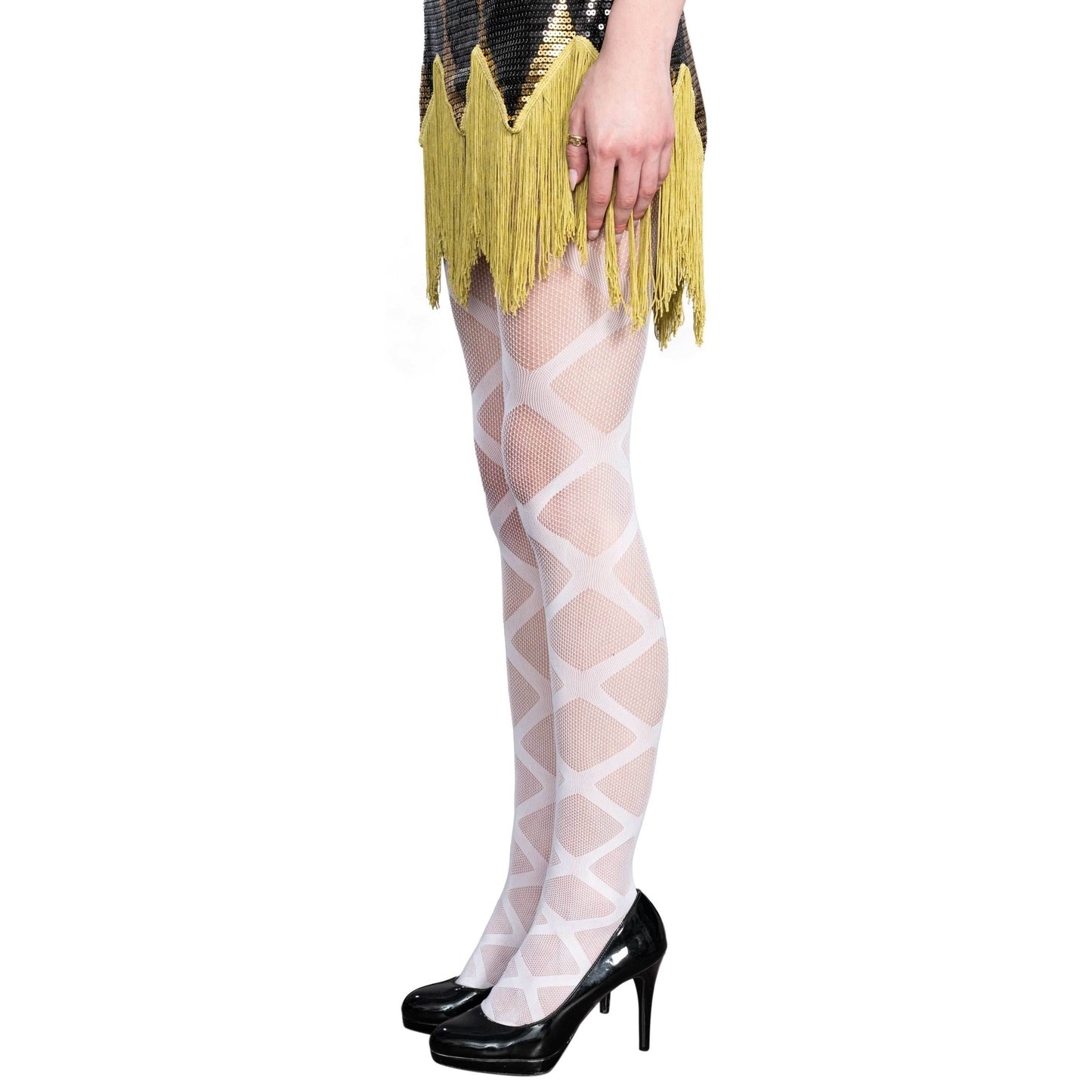SS Movie Harley Villain Character Halloween Costume Cosplay Accessory Tights - S/M